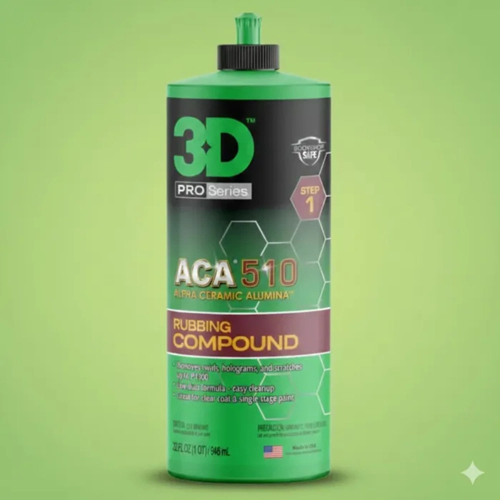 3D ACA 510 Premium Rubbing Compound Agresif Kalın Pasta 1Lt 3D ACA 510 Premium Rubbing Compound A