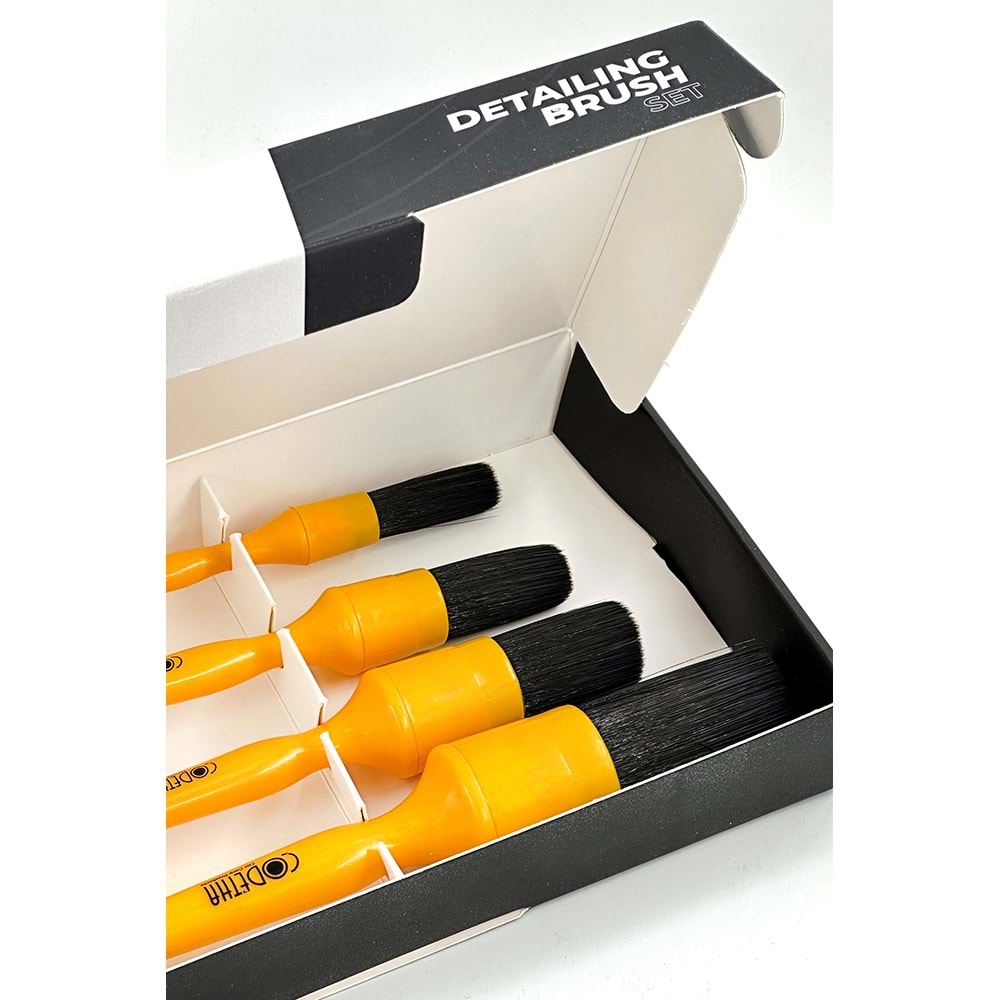 IQ DETAYLANDIRMA FIRÇASI SİYAH - 4LÜ SET