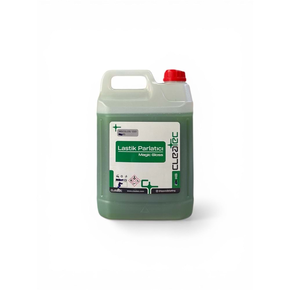 CleaTec Lastik Parlatıcı Jel 5KG Yeşil Renk