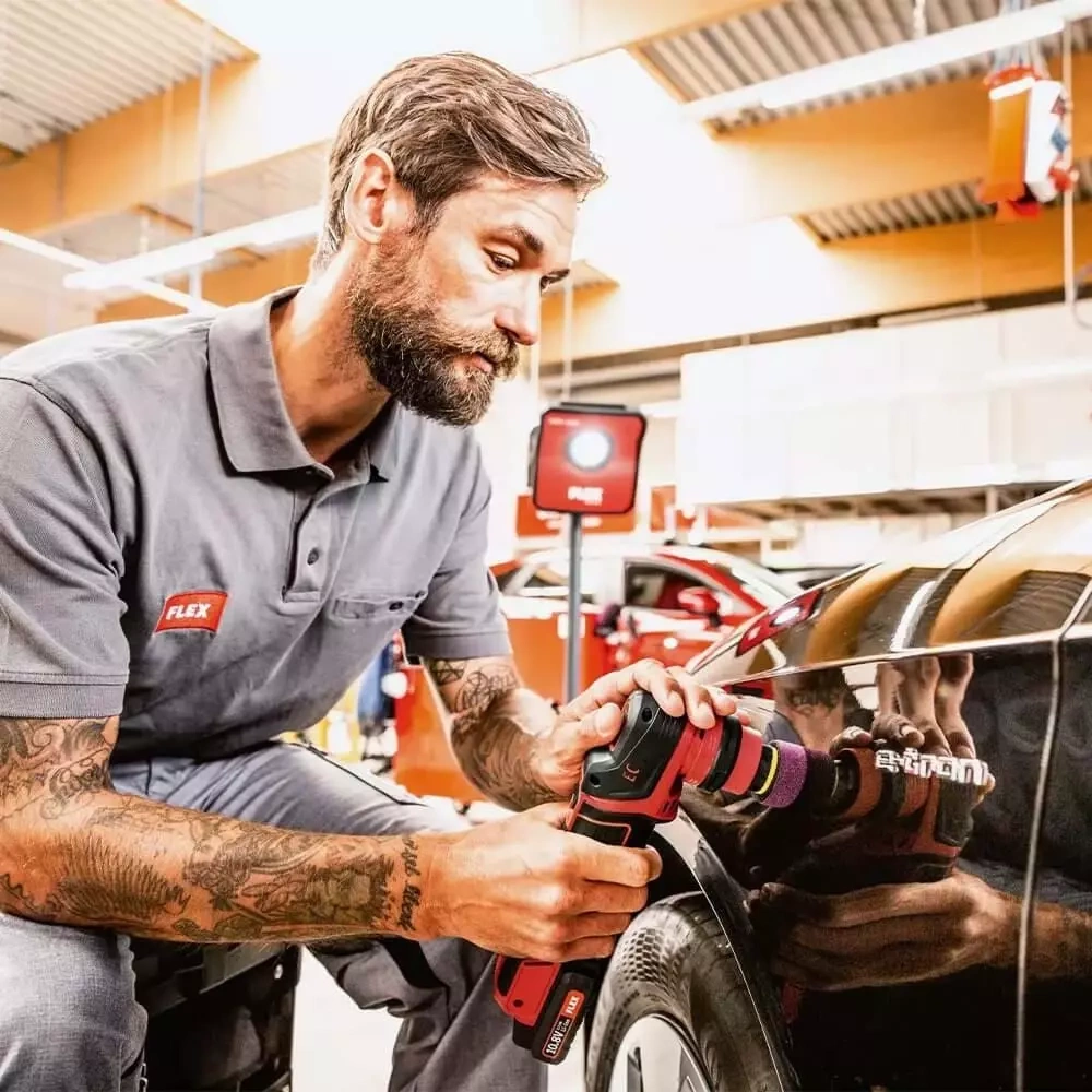 FLEX PXE 80 10.8-EC Set Rotary/Orbital Akülü Nano Polisaj Makinesi Seti