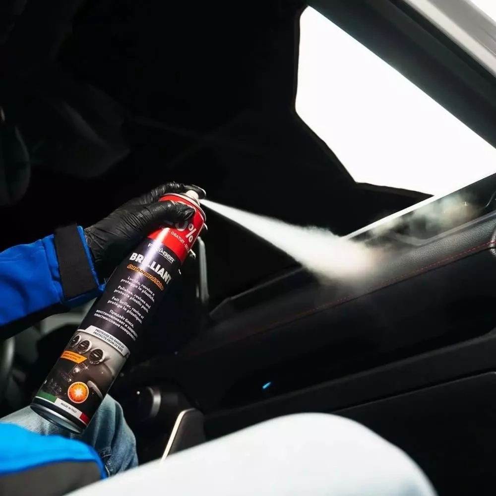 FRA-BER Brilliant Antistatik Konsol Ve İç Plastik Temizleyici Parlatıcı Vanilya Kokulu - 750 ml