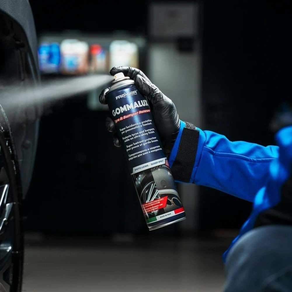 FRA-BER Gommalux Uzun Süreli Lastik Parlatıcı Ve Koruyucu Sprey - 600 ml