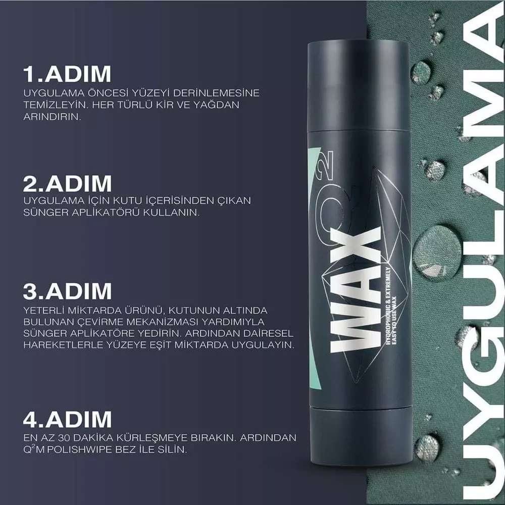 GYEON Q² Wax Hidrofobik Parlatıcı Boya Koruma - 175 gr