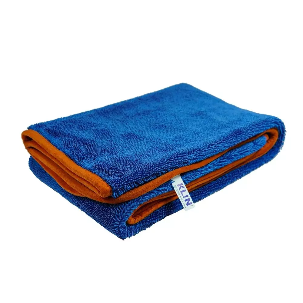 KLIN Drying Zero HD Mikrofiber Kurulama Havlusu 800 GSM (Mavi) - 90x70 cm