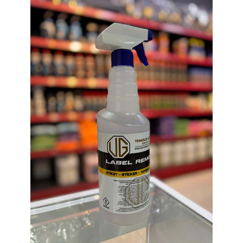 UG Detailing Label Remover Etiket - Sticker - Ppf Yapışkan İz Sökücü 750ml