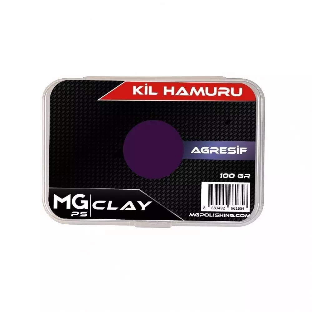 MG PS Agresif Yüzey Temizleyici Kil Hamuru 100 gr (Mor) - Clay Bar Temizleme Kili
