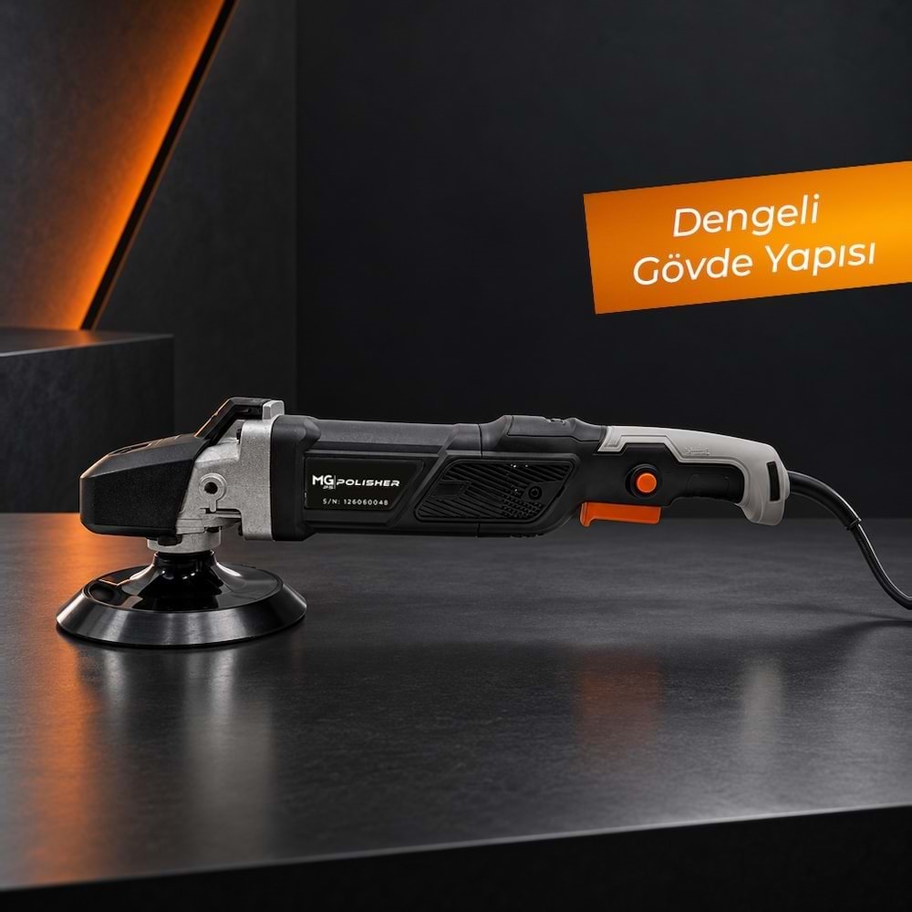 MG|PS MG-RPV001 1200W Rotary Polisaj Makinesi | Profesyonel Pasta Cila Makinesi