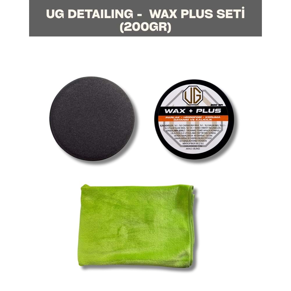 UG Wax+ Plus Carnauba wax & Balmumu 200Gram