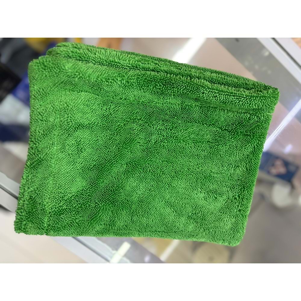 UG MİKRO FİBER KURULAMA HAVLUSU 50X80 1200GSM YEŞİL RENK