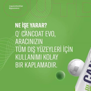 GYEON Q² CanCoat EVO Hidrofobik Nano Seramik Kaplama Seti - 200 ml - 9H Oto Boya Koruma-Su İtici