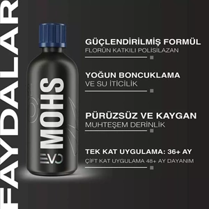 GYEON Q² Mohs EVO Light Box Seramik Kaplama - 50 ml - 9H Oto Boya Koruma-Su İtici GYEON Q² Mohs EVO