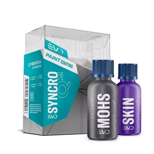 GYEON Q² Syncro EVO Light Box Çift Katman Seramik Kaplama - 30 ml + 30 ml - 9H Oto Boya Koruma