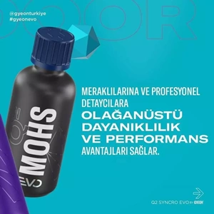 GYEON Q² Syncro EVO Light Box Çift Katman Seramik Kaplama - 30 ml + 30 ml - 9H Oto Boya Koruma