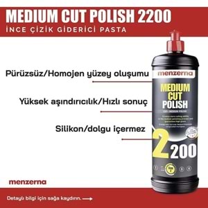 MENZERNA 2200 İNCE ÇİZİK GİDERİCİ PASTA 1LT