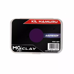 MG PS Agresif Yüzey Temizleyici Kil Hamuru 100 gr (Mor) - Clay Bar Temizleme Kili