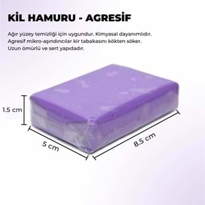 MG PS Agresif Yüzey Temizleyici Kil Hamuru 100 gr (Mor) - Clay Bar Temizleme Kili