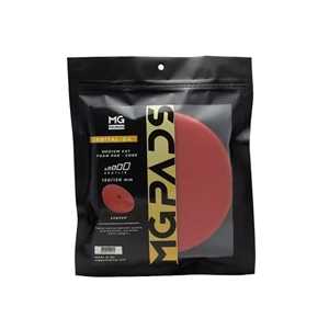MG PADS Orbital Ara Kesim İnce Pasta Süngeri (Kırmızı) - 150/130 mm