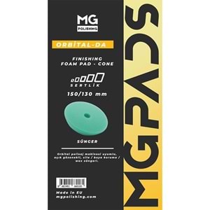MG PADS Orbital Cila/Boya Koruma Süngeri (Yeşil) - 150/130 mm