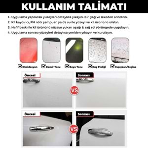 MG PS Kil Eldiveni 21x16 cm (Kırmızı) - Clay Mitt Glove Yüzey Temizleme Kili