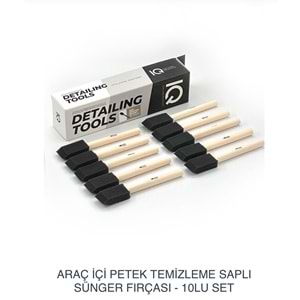 IQ CAR ARAÇ İÇİ PETEK TEMİZLEME SAPLI SÜNGER FIRÇASI - 10LU SET