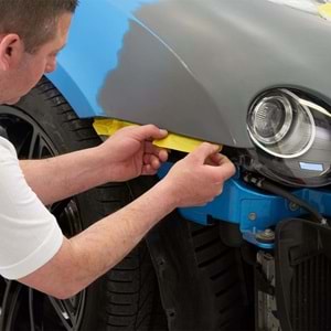 Q1 Premium Maskeleme Bantı Sarı - 18mm x 50 metre