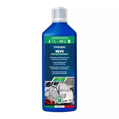 FRA-BER Neve Yoğun Köpüklü Araç Yıkama Şampuanı Cilalı Parfümlü Oto Köpüğü - 1 lt
