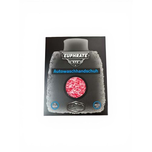 EUPHRATE KFZ Peluş Eldiven Mikro Fiber 28x22 KIRMIZI