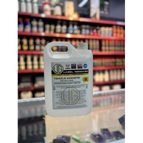 UG Detailing Label Remover Etiket - Sticker - Ppf Yapışkan İz Sökücü 5Lt