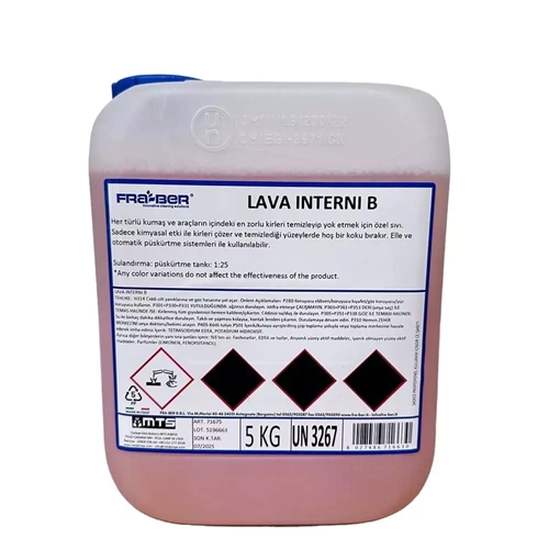 FRA-BER Lava Interni B Genel Amaçlı Detaylı Araç Temizleyici (1:25 Konsantre) - 5 kg
