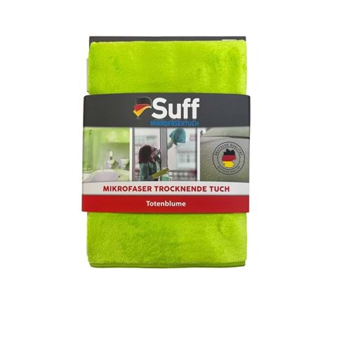 SUFF MİKRO FİBER TOTENBLUME 50X70 420GSM KAPORTA VE CAM BEZİ YEŞİL